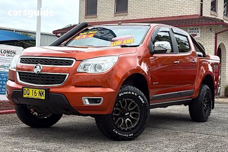 Orange 2014 Holden Colorado Crew Cab Pickup Ltz (4X4)