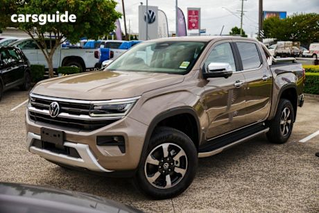 Beige 2025 Volkswagen Amarok Dual Cab Utility Style Tdi500 4Motion Tray