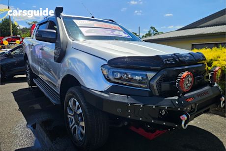 Silver 2018 Ford Ranger Dual Cab Pick-up Wildtrak 3.2 (4X4) (5 Yr)
