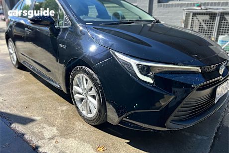 Black 2023 Toyota Corolla Sedan Ascent Sport Hybrid