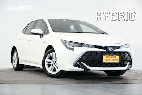 White 2019 Toyota Corolla Hatchback Sx (Hybrid)