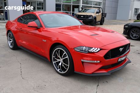 Red 2018 Ford Mustang Coupe Fastback Gt 5.0 V8