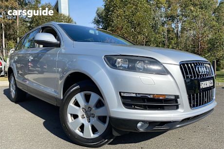 Silver 2013 Audi Q7 Wagon 3.0 Tdi Quattro