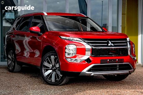 Red 2025 Mitsubishi Outlander Wagon Aspire 7 Seat (2Wd)