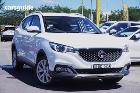 White 2022 MG ZS Wagon Excite