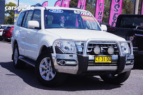 White 2020 Mitsubishi Pajero Wagon Glx (4X4) 7 Seat