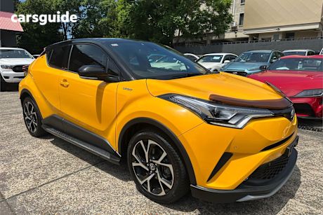 Yellow 2019 Toyota C-HR Hatchback Koba (Awd)