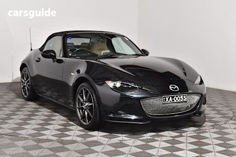 Black 2016 Mazda MX-5 Convertible Roadster Gt