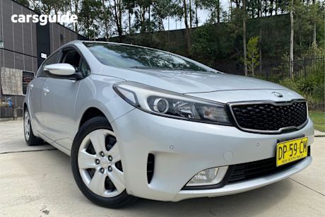 Silver 2017 Kia Cerato Hatchback S