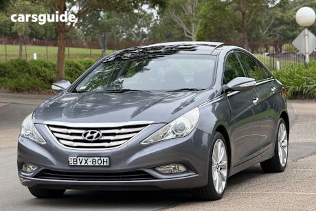 Grey 2011 Hyundai I45 Sedan Premium