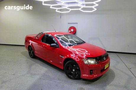 Red 2008 Holden Commodore Ute Tray SS-V VE