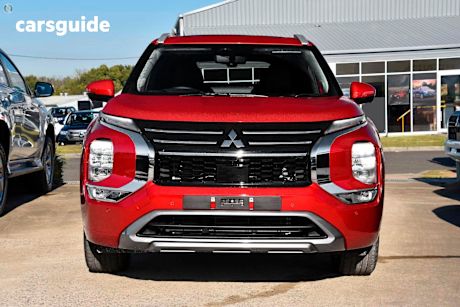 Red 2025 Mitsubishi Outlander Wagon Exceed 5 Seat (Awd)