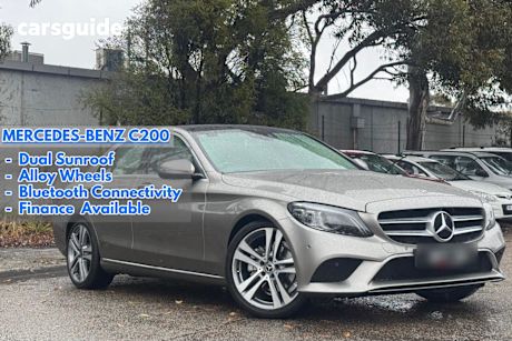 Gold 2019 Mercedes-Benz C200 Sedan Eq (Hybrid)