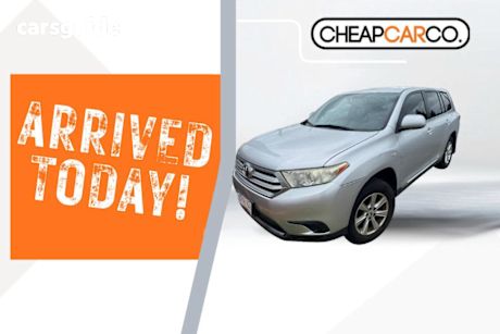 Silver 2012 Toyota Kluger Wagon Kx-R (Fwd) 7 Seat