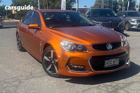 Orange 2017 Holden Commodore Sedan Sv6