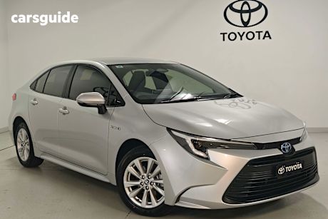 Silver 2024 Toyota Corolla Sedan Ascent Sport Hybrid