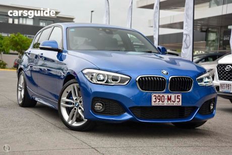 Blue 2017 BMW 125I Hatchback Sport Line