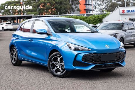 Blue 2025 MG MG3 Hatchback Excite