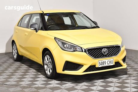 Yellow 2020 MG MG3 Hatchback Core