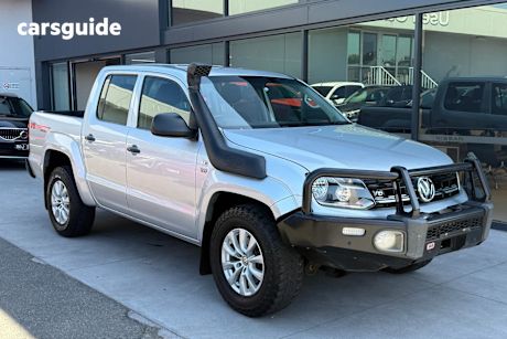 Silver 2019 Volkswagen Amarok Dual Cab Utility V6 Tdi 550 Core