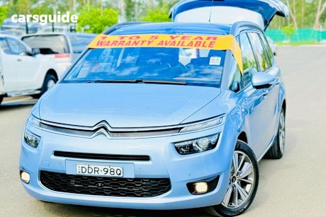 Blue 2015 Citroen Grand C4 Picasso Wagon Exclusive