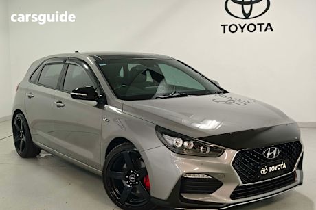 Grey 2021 Hyundai I30 Hatchback N Line Premium