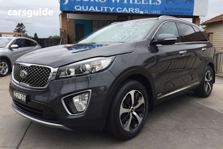 Grey 2016 Kia Sorento Wagon Sli (4X4)