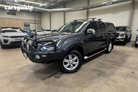 Grey 2017 Isuzu D-MAX Crew Cab Utility Ls-Terrain Hi-Ride (4X4)