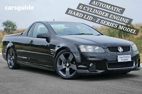 Black 2012 Holden Commodore Utility Sv6 Z-Series