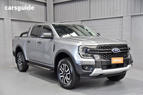 Silver 2024 Ford Ranger Double Cab Pick Up Sport 3.0 (4X4)