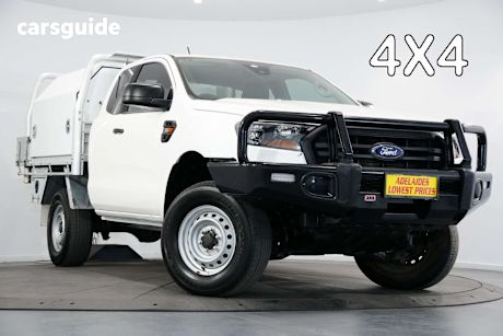 White 2021 Ford Ranger Super Cab Chassis Xl 3.2 (4X4)