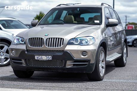 Gold 2008 BMW X5 Wagon Xdrive 48I