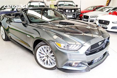 Green 2016 Ford Mustang Convertible Gt 5.0 V8