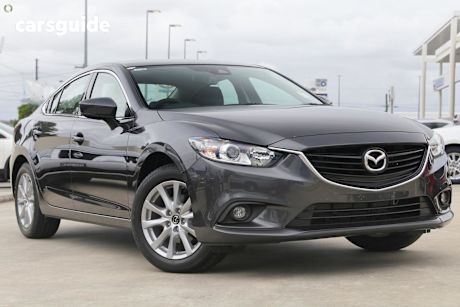 Grey 2018 Mazda 6 Sedan Sport
