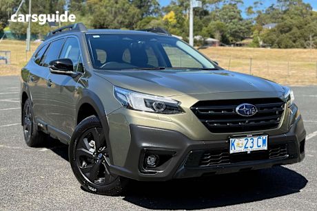 Green 2021 Subaru Outback Wagon Awd Sport