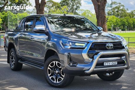 Grey 2020 Toyota Hilux Double Cab Pick Up Sr5 (4X4)
