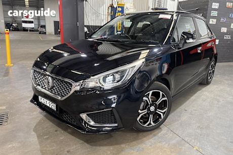 Black 2021 MG MG3 Hatchback Excite (With Navigation)