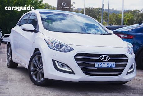 White 2015 Hyundai I30 Hatchback Active