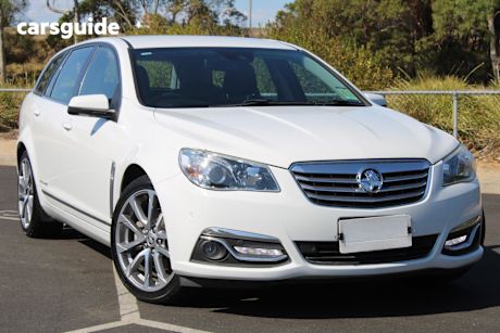 White 2017 Holden Calais Sportswagon V