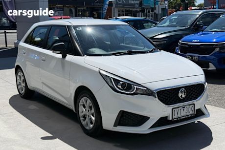 White 2022 MG MG3 Hatchback Core