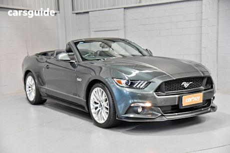 Green 2016 Ford Mustang Convertible Gt 5.0 V8