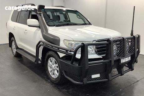 White 2008 Toyota Landcruiser Wagon Gxl (4X4)
