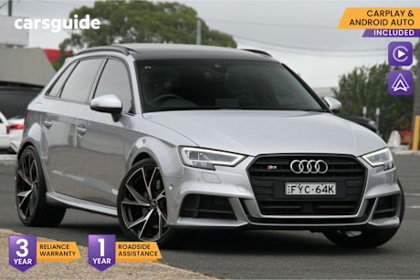 Silver 2018 Audi S3 Hatchback Sportback 2.0 Tfsi Quattro