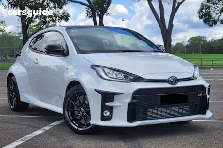 White 2021 Toyota GR Yaris Hatchback Rallye