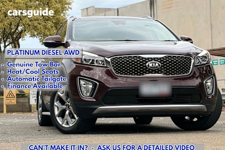 Orange 2016 Kia Sorento Wagon Platinum (4X4)