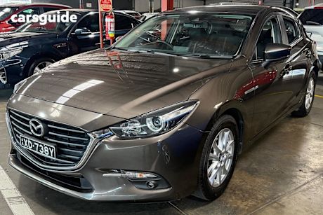 Brown 2018 Mazda 3 Hatchback Maxx Sport