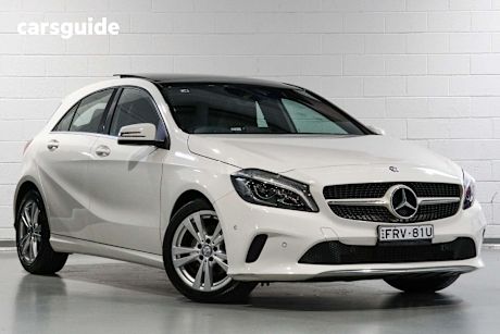 White 2015 Mercedes-Benz A180 Hatchback Be