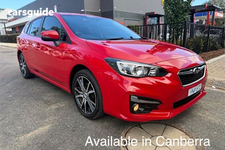 Red 2018 Subaru Impreza Hatchback 2.0I-L (Awd)