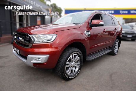 Orange 2016 Ford Everest Wagon Trend