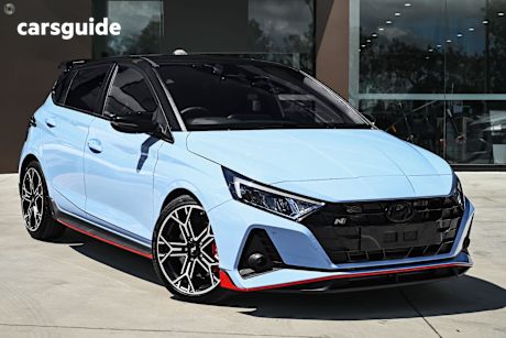 Blue 2025 Hyundai I20 Hatchback N